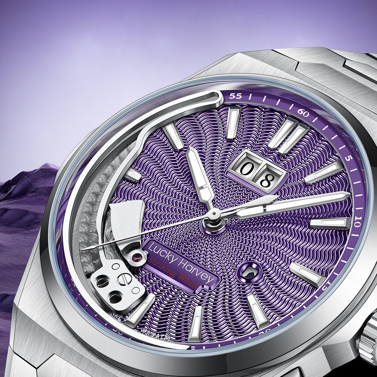 Sound Of Nature Purple Chiming Limited Edition Automatic Watch