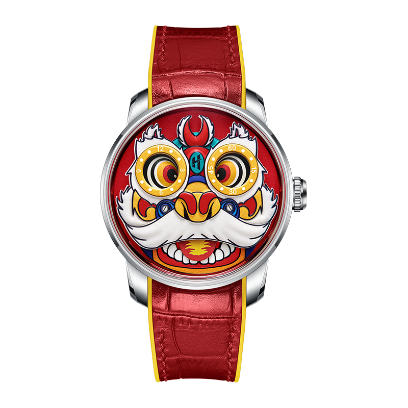 Fun Series Red Lion Dance Automatic Watch