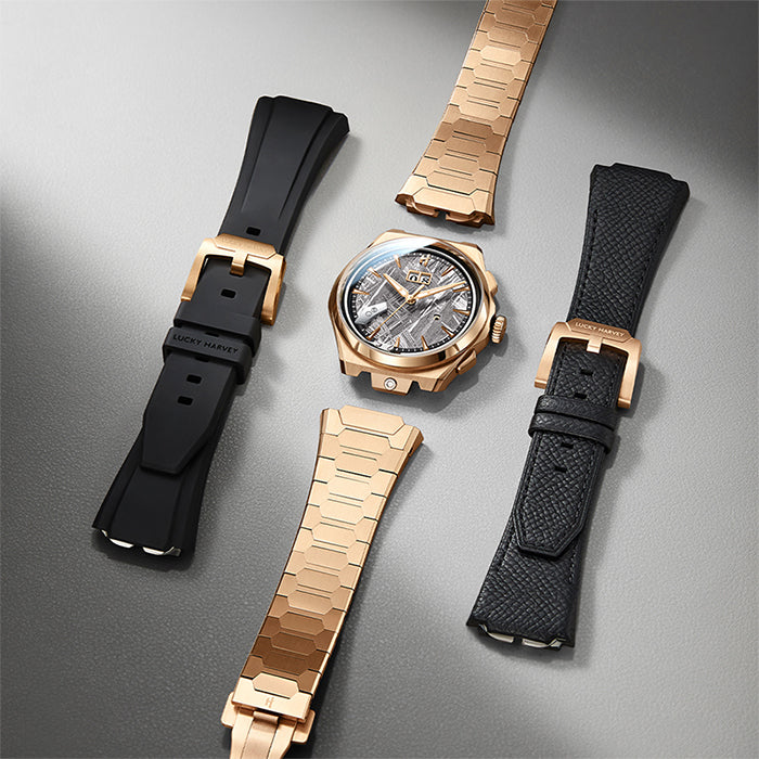 Sound Of Nature Muonionalusta Meteorite Dial Rose Gold Titanium Chiming Limited Edition Automatic Watch