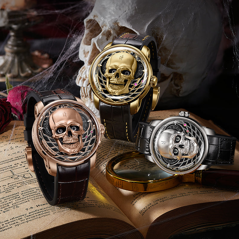 Craftmanship Series Silver Skull Limited edition Automatic Watch