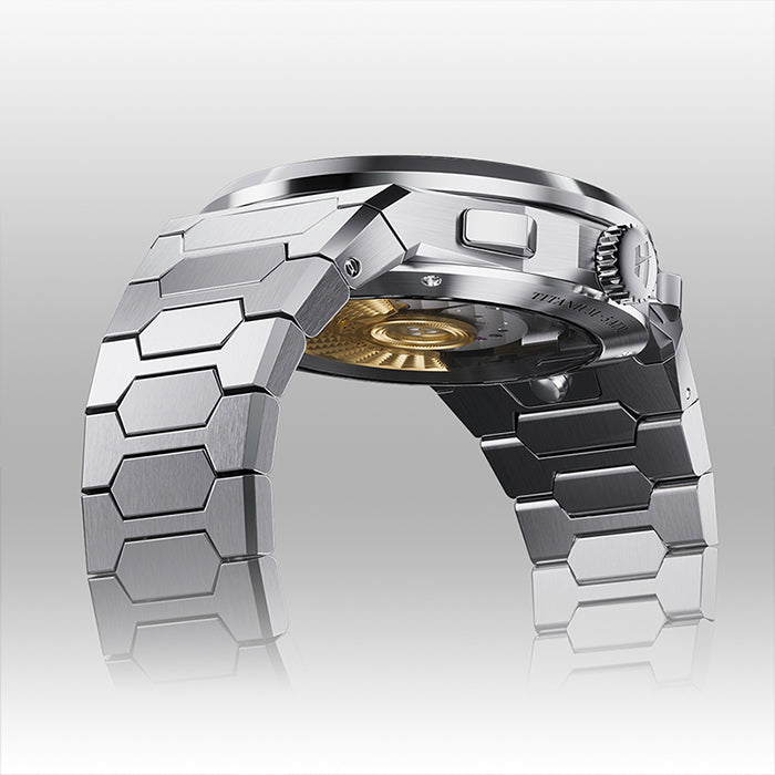 Sound Of Nature Muonionalusta Meteorite Dial Yellow Titanium Chiming Limited Edition Automatic Watch