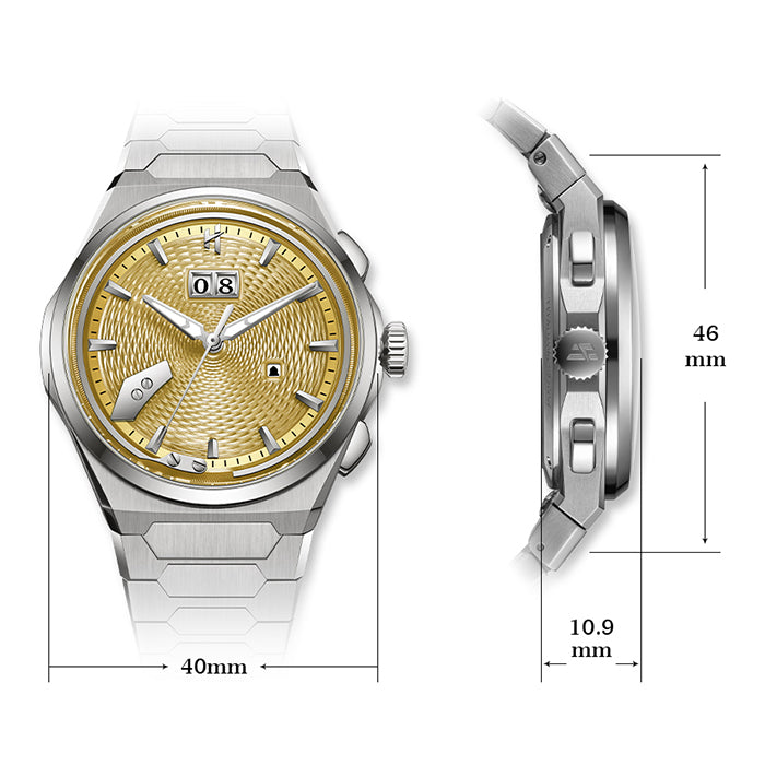 Sound Of Nature Guilloche Dial Yellow Titanium Chiming Limited Edition Automatic Watch