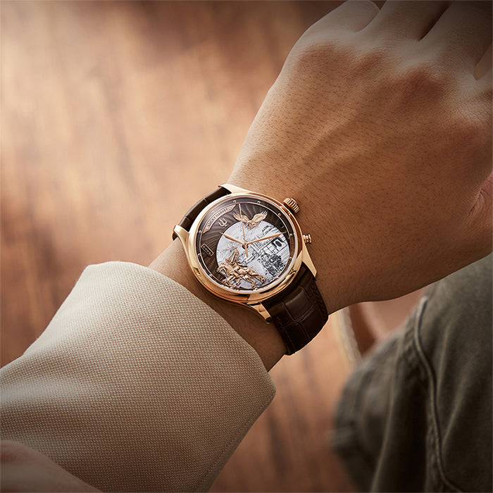 Dynasty Series Rose Gold Titanium Chiming Genghis Khan Limited Edition Automatic Watch