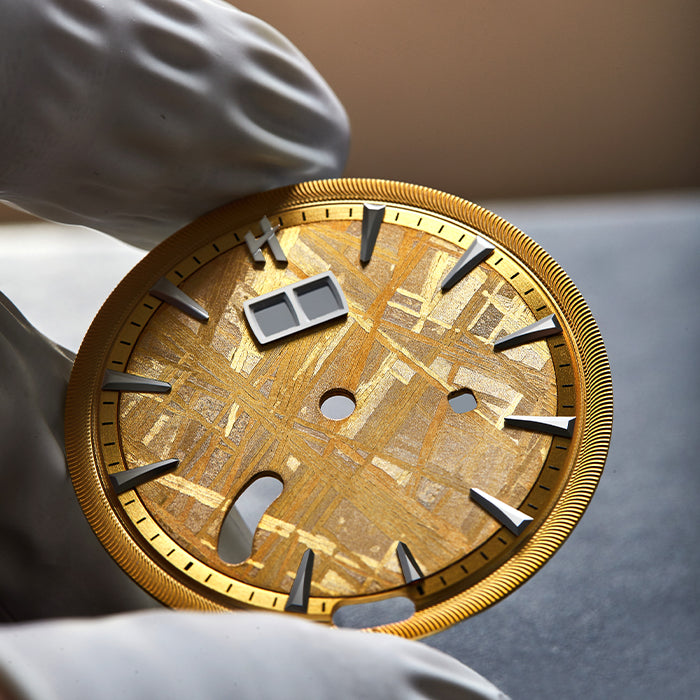 Sound Of Nature Muonionalusta Meteorite Dial Yellow Titanium Chiming Limited Edition Automatic Watch