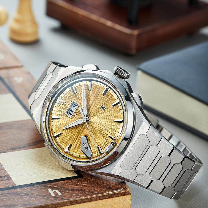 Sound Of Nature Guilloche Dial Yellow Titanium Chiming Limited Edition Automatic Watch