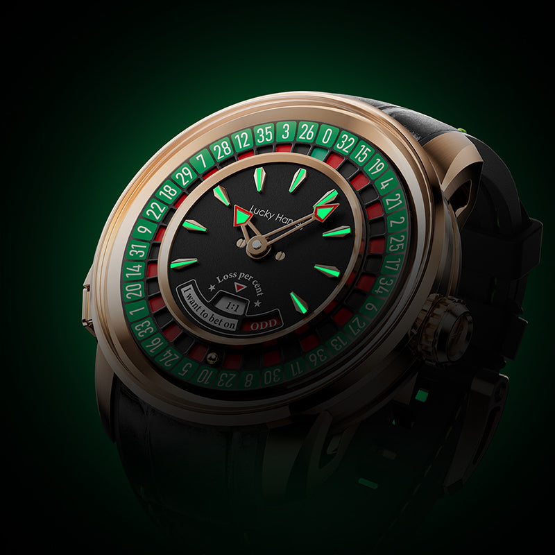 Casino Series Rose Gold European Roulette Automatic Watch