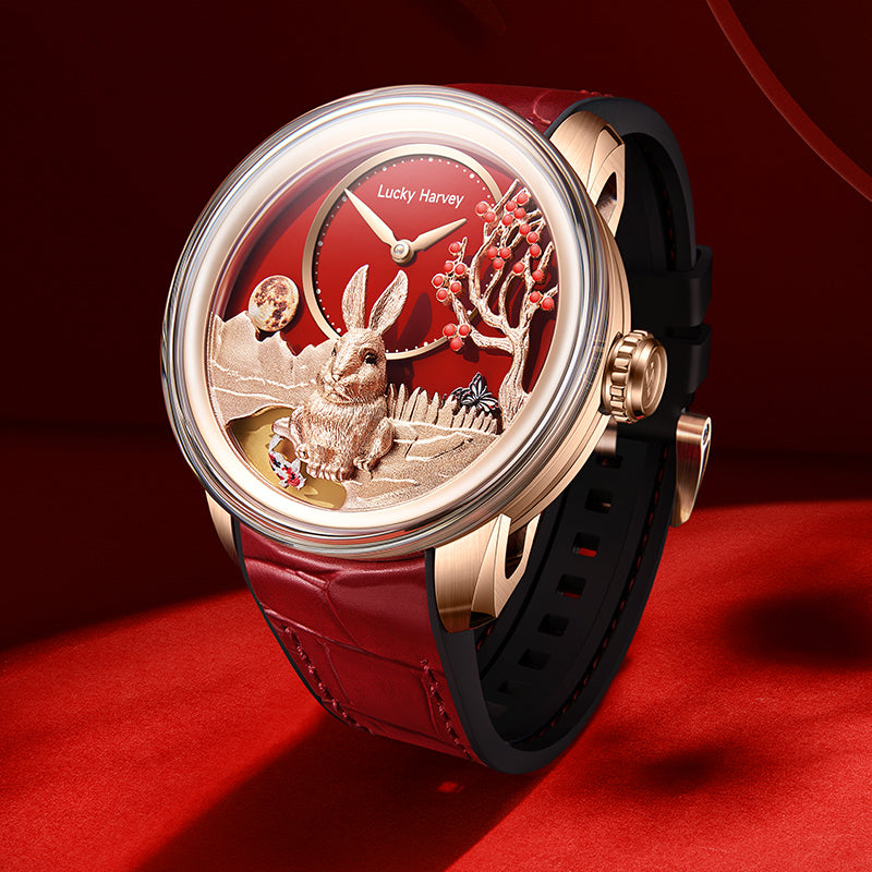 Craftmanship Series Rose Gold Rabbit Limited Edition Automatic watch