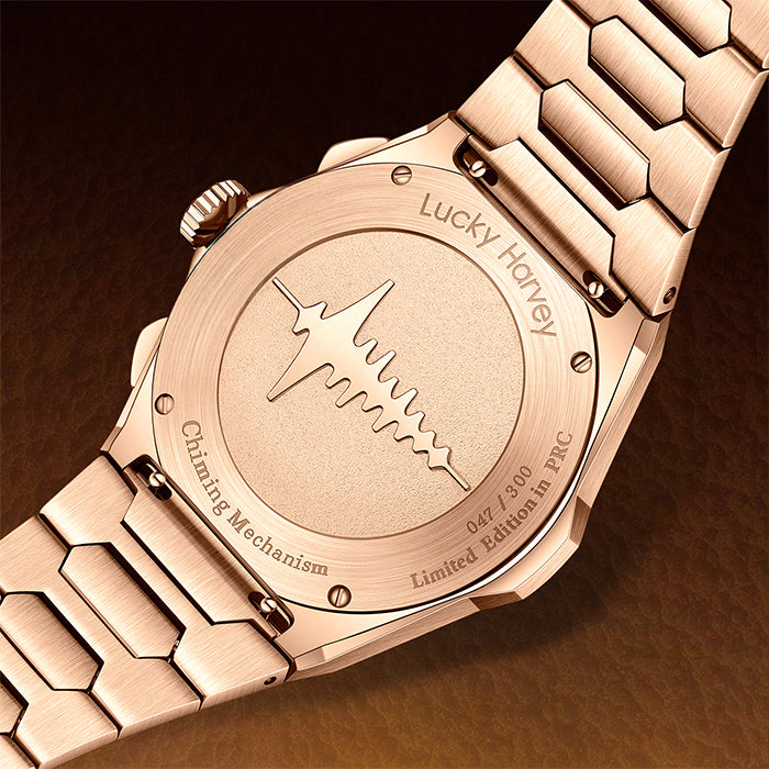 Sound Of Nature Big Date Rose Gold Hammer Chiming Limited Edition Automatic Watch