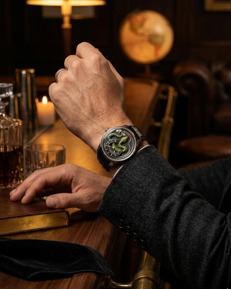 Lucky Harvey Chiming Snake — Wear the Serpent