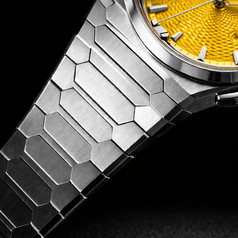 Sound Of Nature Guilloche Dial Yellow Titanium Chiming Limited Edition Automatic Watch