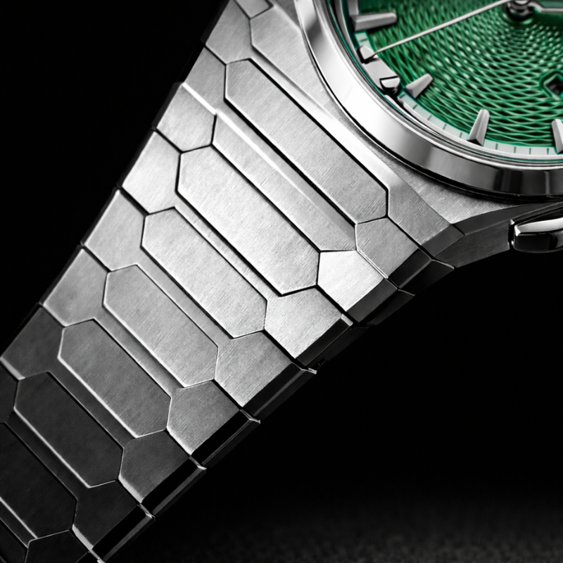 Forged in Hexagons — Integrated Bracelet