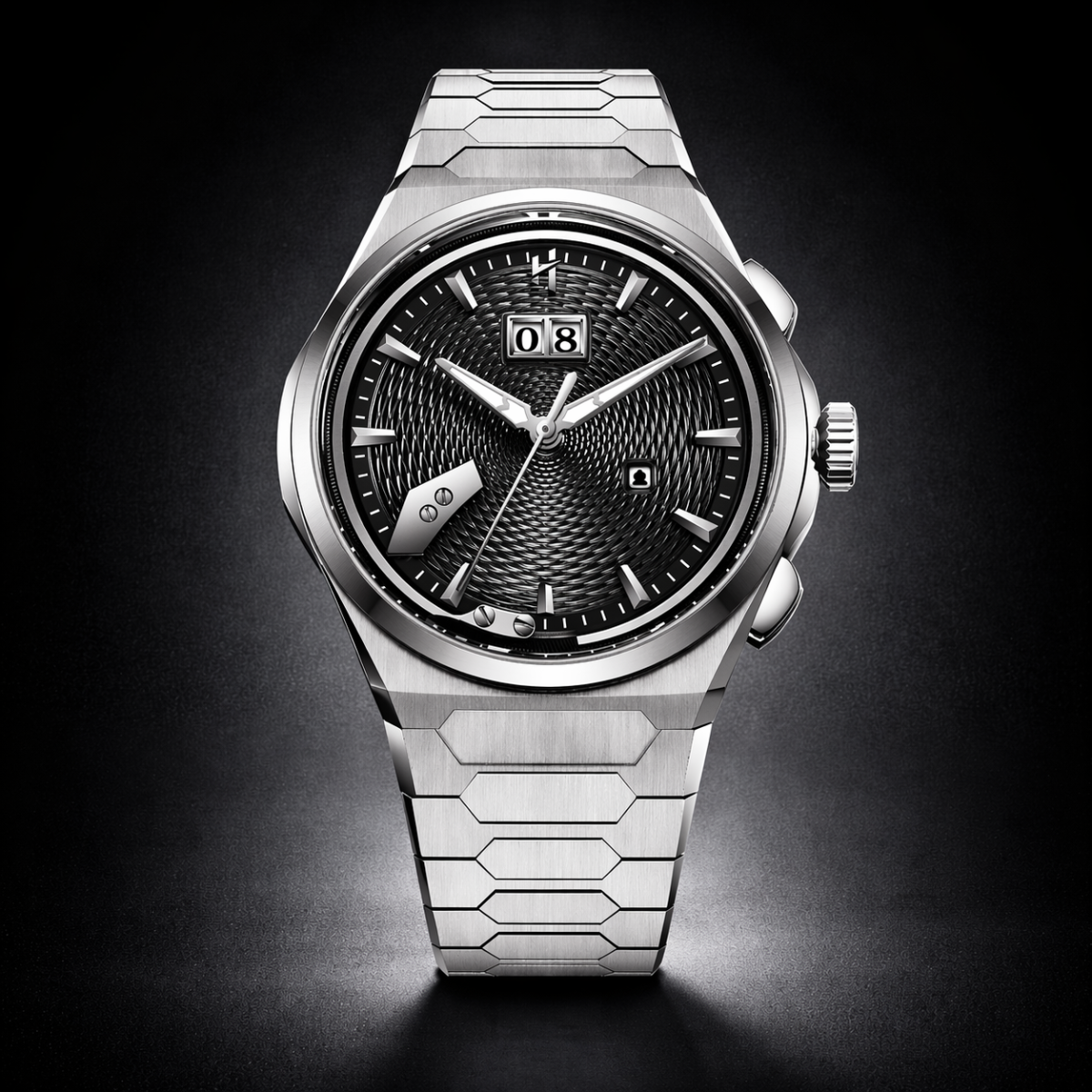 Sound Of Nature Guilloche Dial Black Titanium Chiming Limited Edition Automatic Watch