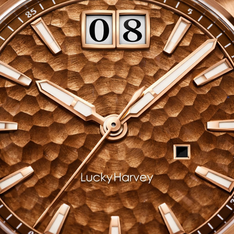 Hammered Dial Macro — Every Surface Tells a Story