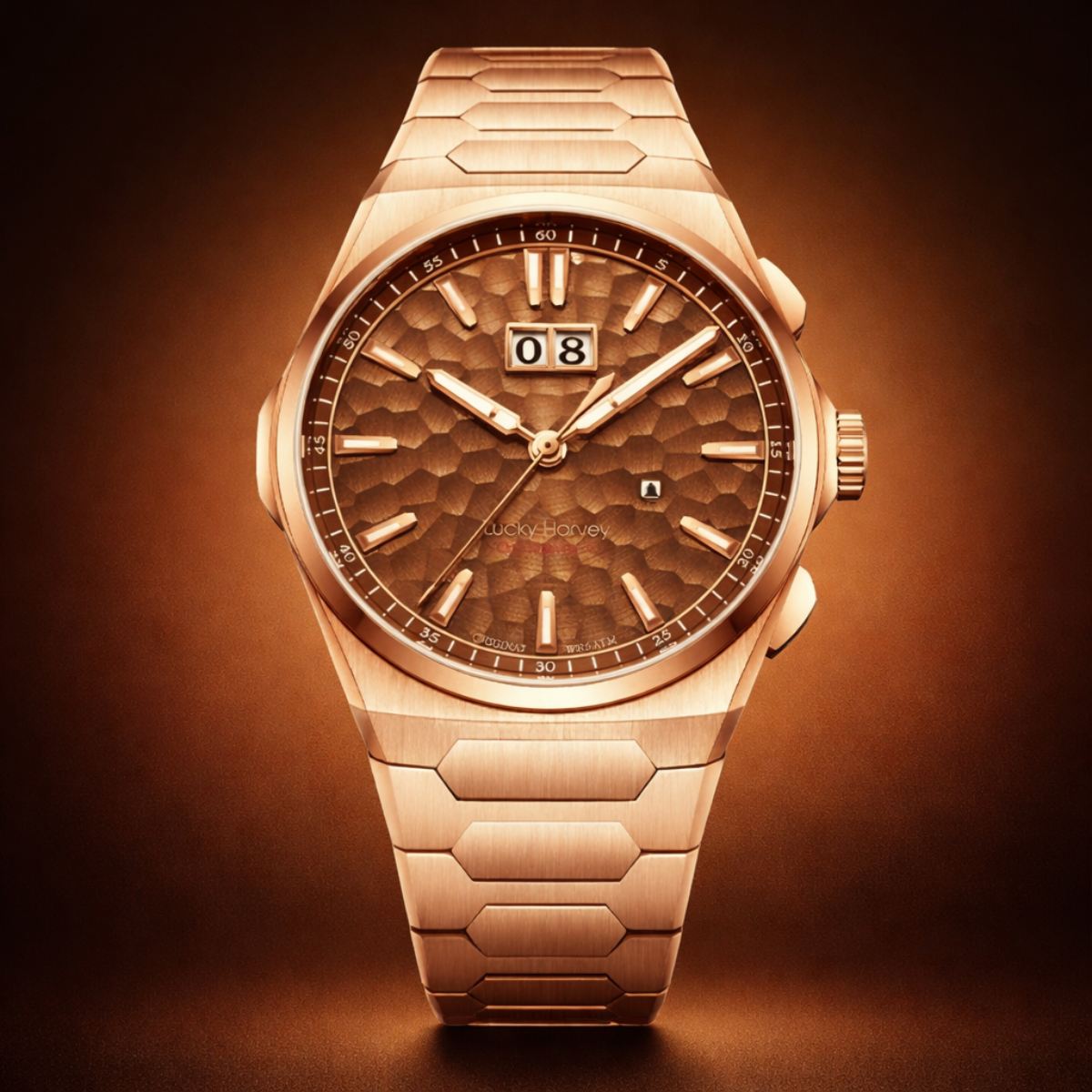 Sound Of Nature Big Date Rose Gold Hammer Chiming Limited Edition Automatic Watch